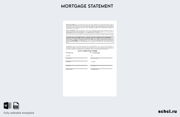 скачать цифровую выписку по ипотеке банка Etrade США в формате Word и PDF шабл 1